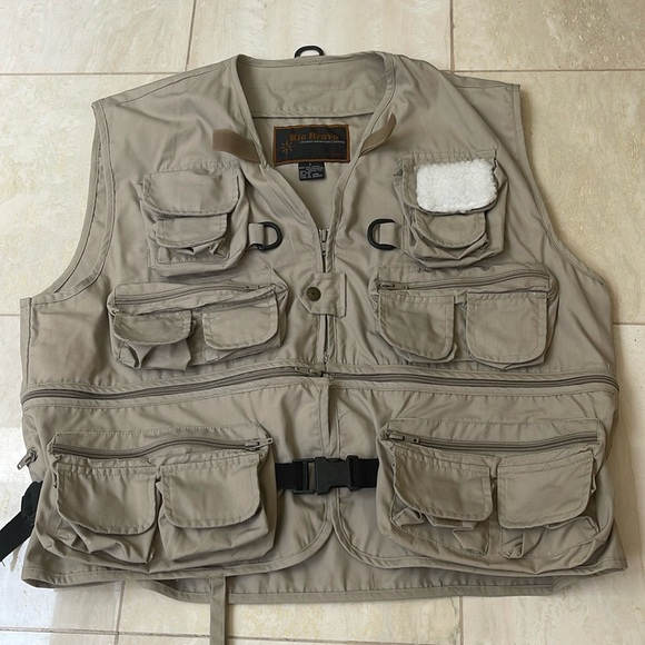 EUC Vintage Fly Foshing Tackle Safari Vest - Picture 1 of 6